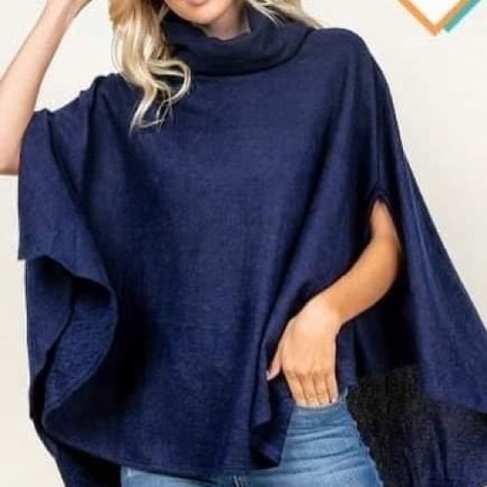 Heimish USA Navy Poncho